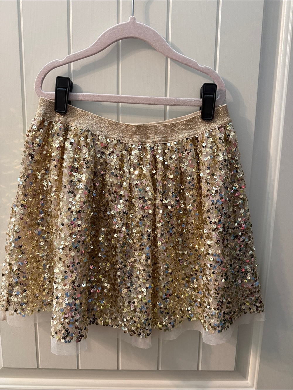 Cat & Jack Gold Sequin Girls' Skirt